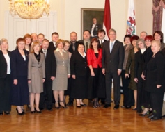 Prezidents tiekas ar skolu direktoriem