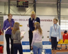 Vieglatlētu starti Latvijas ziemas čempionātos