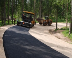 Asfaltēta rollerslēpošanas trase