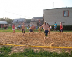 Sporto pašu veidotā laukumā