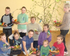 Pūpolsvētdiena čaklo roku darbnīcā