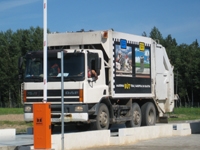Pirmā atkritumu krava poligonā