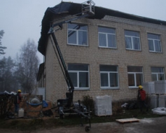 Drīz pagaidu jumtu nomainīs ar jaunu
