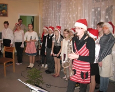 Ziemassvētku sveiciens pansionātā