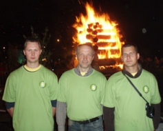 Ugunskuri ceļo uz Rīgu