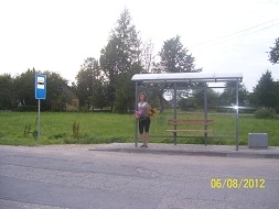 Lubānā pārvieto autobusu pieturu
