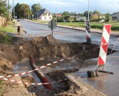 Avārijas rekonstruētajās ielās