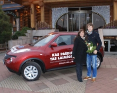 Nissan Juke laimē students no Madonas