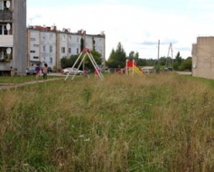 Sakoptības iespaidu bojā neappļauta josla