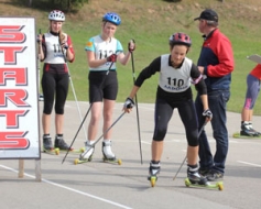 Sacenšas sporta skolu jaunie biatlonisti
