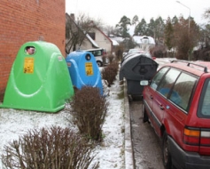 Atkritumu konteinerus pārvietos šonedēļ
