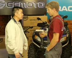 “CFMOTO” Madonā apmeklē Ķīnas partneri
