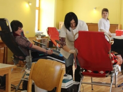Asins donoru dienā Madonā