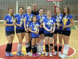 Volejbola čempionātā uzvar komanda “Heta”