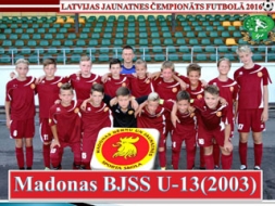 Madonas BJSS futbolisti iekļūst finālsacensībās