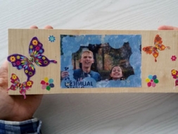 Bildes pārnešana uz koka