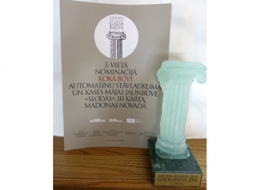 3. vieta par Kalsnavas arborētuma kases māju