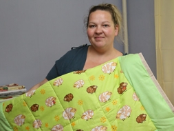 Darina aitas vilnas spilvenus un segas