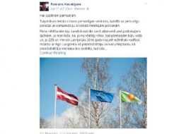 Par domes darbā pieredzēto izsakās facebookā