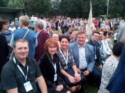 Silta uzņemšana un patiess prieks par tikšanos
