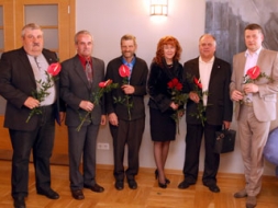 Černobiliešiem pasniedz apbalvojumus