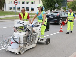 Atjauno ielu marķējumus