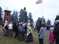 Latvijas simtgades saullēkts Gaiziņkalnā