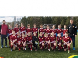 Gūst pirmo pieredzi lielajā futbolā
