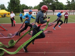 Ugunsdzēsības sportā triumfē Vidzemes sportisti