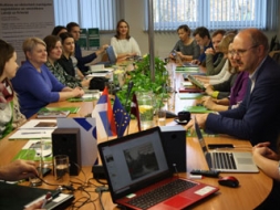Tiekas projekta “Zaļie ceļi Rīga-Pleskava” partneri