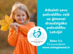 Aicina balsot par ģimenei draudzīgāko pašvaldību