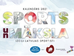 Izdots kalendārs „Sports un māksla”
