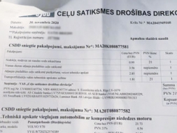 Neizpratne par tehniskās apskates maksājumu