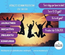 Izsludināta pieteikšanās konkursam jauniešu iniciatīvu projektiem