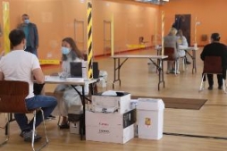 Vakcinācijas centrā liela atsaucība vakcinēties