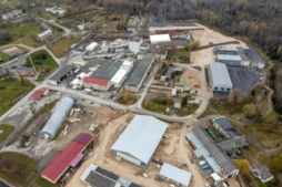 Turpinās industriālās zonas izbūve