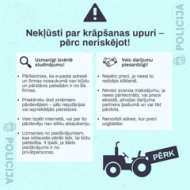 Vidzemē reģistrēti divi traktortehnikas krāpšanas gadījumi