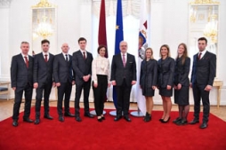 Olimpieši pieņemšanā pie Valsts prezidenta