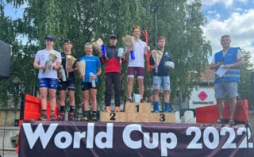 Juniors Lauris Kaparkalējs uzvar sprintā Pasaules kausa posmā Norvēģijā