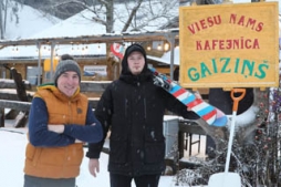 Ziemā Gaiziņš kā vietējie Alpi