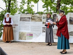 Muzeja apmeklētājus priecēja teatralizēts uzvedums