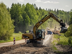 Būvdarbi uz reģionālā autoceļa no Madonas līdz Dzelzavai
