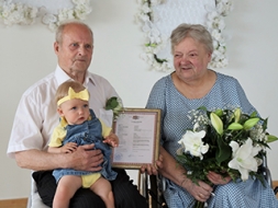 Grošteinu pāra kopdzīve iemirdzas dimanta spožumā