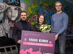 Iegūst Luminor bankas simpātiju balvu