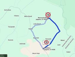 Pašvaldības autoceļiem uzstāda masas ierobežojumus