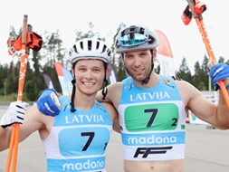 Rollerslēpotājiem — karstas sacensību dienas Madonā