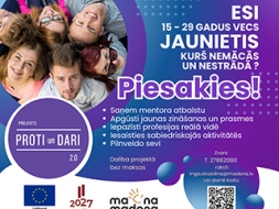 Jaunieti, proti un dari!