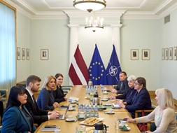 Ministru prezidente tiekas ar reģionālo mediju žurnālistiem