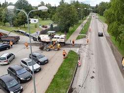 Tiek atjaunota Rūpniecības iela Madonā