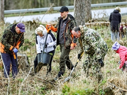 Talkā “Smeceres silā” iestāda 6000 priedīšu stādu